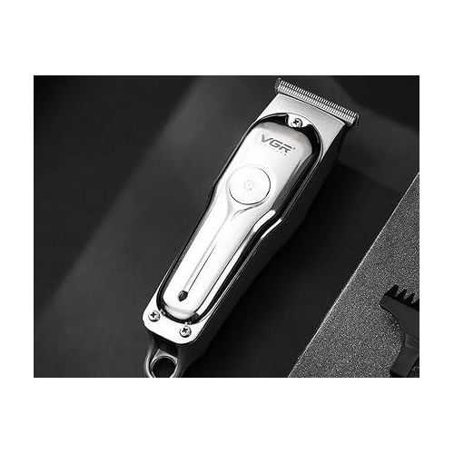 VGR V-071 USB Stainless Steel Hair Clipper with 3 Combs