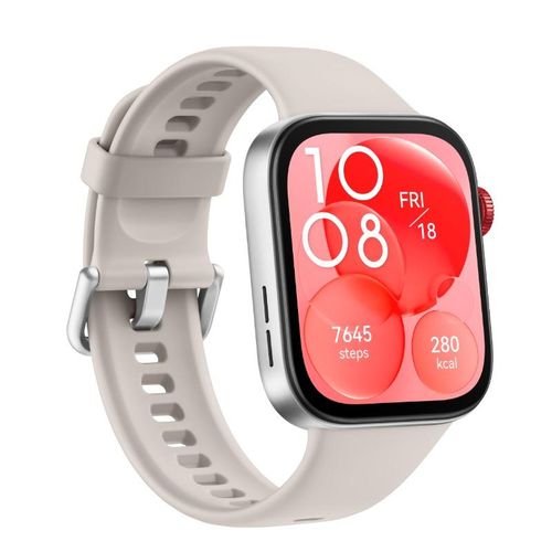 ساعة هواوي فيت 3 - هيكل وحزام أبيض