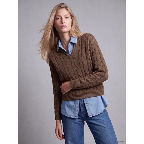 Mock Neck Knitted Women's Knitwear Sweater