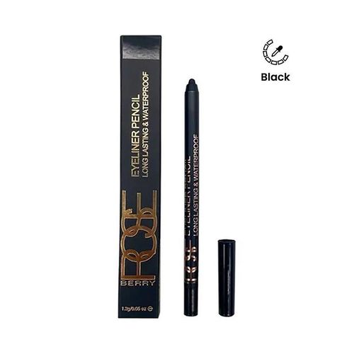 ROSE BERRY Long Lasting And Waterproof Eyeliner Pencil Black