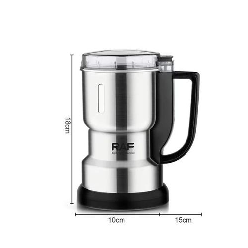 High quality stainless steel spice grinder with eight blades model R.7117 electric coffee bean grinder