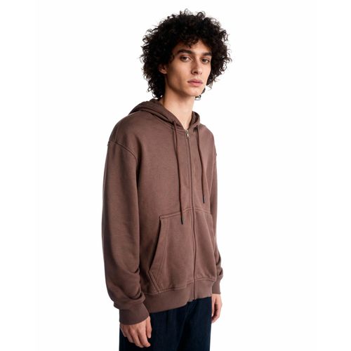 Feathers Oversized Men’s Zip-Up Hoodie 100% Cotton for Winter
