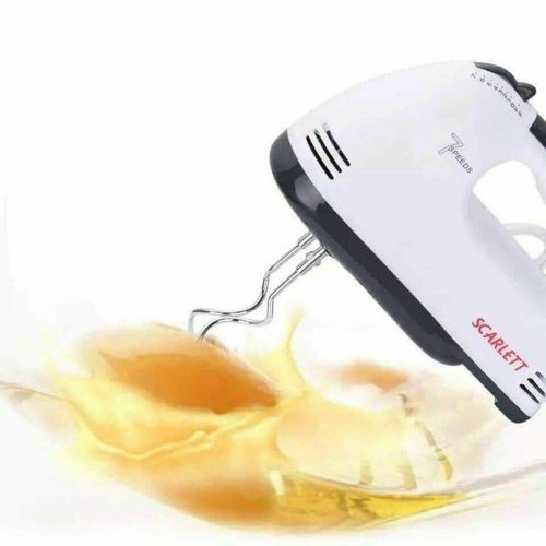 Imported Electric Hand Mixer (7 Speeds, 180W): The Ultimate Tool for Baking, Pastry & Desserts at Home