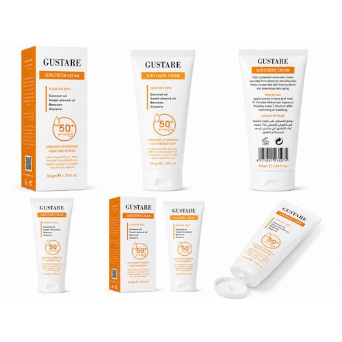 Sunscreen Cream SPF 50+ for Sensitive Skin – 50g