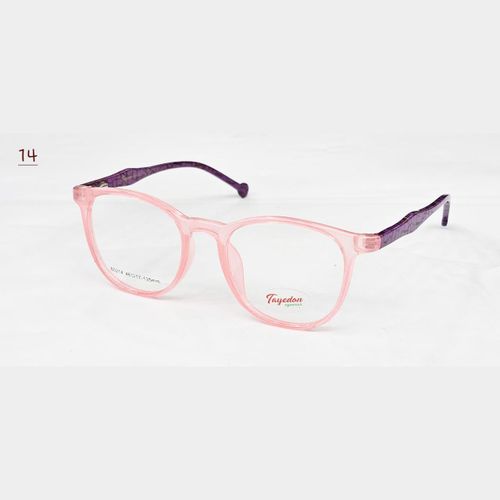 Children’s eyeglasses made from lightweight, durable TR material for comfort and flexibility. Features reinforced temples for added strength and stability, plus Italian spring hinges for greater flexibility and everyday durability.