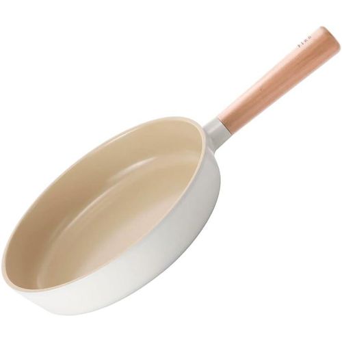 Fika IH Induction Nonestick Frying pan Wok pot 5.911inch - korea cookware stew grill pan (Frying pan 24cm (9.4inch)), OffWhit Send, EK-FA-F24, Feika