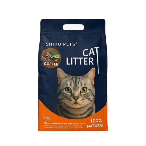 رمل كربوني للقطط برائحة القهوة