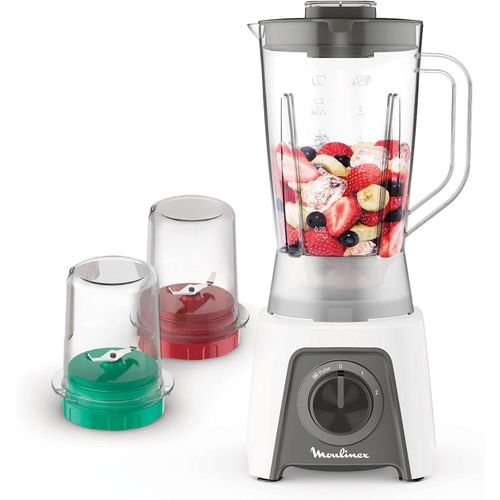 Blendeo Blender with Grinder, 450W, 1.5L Capacity, Ice Crush Technology, Overheating Protection, White LM2C3126