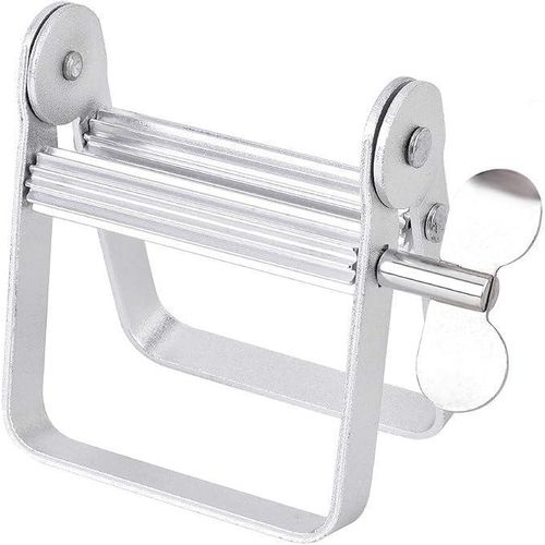 Fabcell Toothpaste Tube Squeezer Dispenser – Metal Tube Squeezer for Tooth Paste/Paint Tube/Cosmetics/Color Dye/Hand Cream/Artist/Hair Salon/Painter
