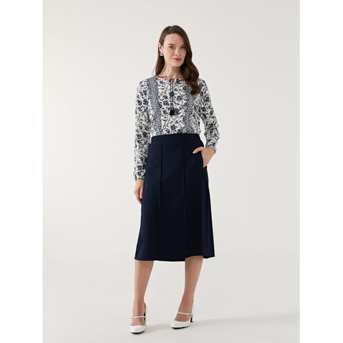 Elastic Waist A-Line Women's Skirt