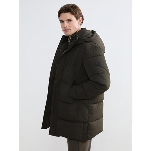 Standard Fit Hooded Men's Puffer Coat