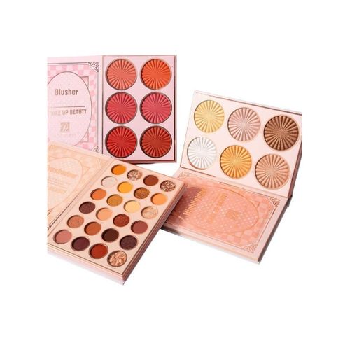 ROSE BERRY Professional Make-Up Kit Eyeshadow Blusher Highlighter Multicolour