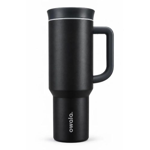 Owala 40oz Big Handle Tumbler With Straw And 2-in-1 Lid, Black