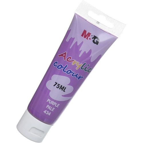 Chenguang Acrylic Colour Tube, Bold Art Creation, 75ml - Purple Pale (434) - No:APLN6598