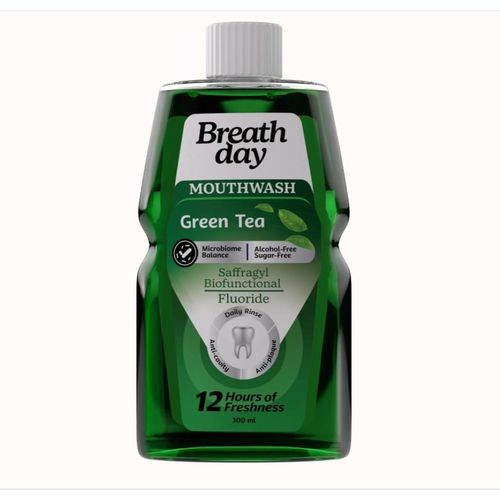 Breath day mouthwash Green Tea 300ml