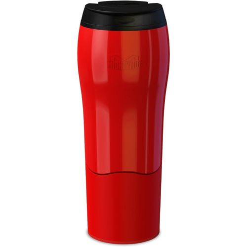 Generic Plastic Travel Mug, Tumbler, 16 oz, Red, No Spill, Double Wall, Dishwasher Safe
