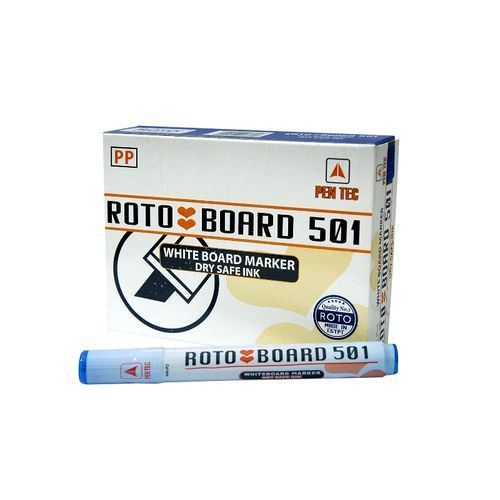 قلم سبورة قابل للمسح - لون أزرق- عدد 24 قلم