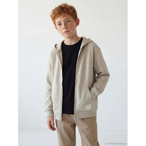Boy's Hooded Zip-Up Sweatshirt