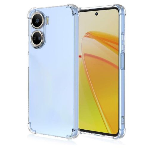 Protective Shock Absorption Bumper soft Transparent Armor Case For Huawei Nova 10 SE (Clear)