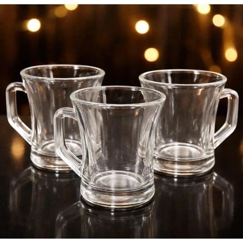 Set of 3 Saudi-style glass cups