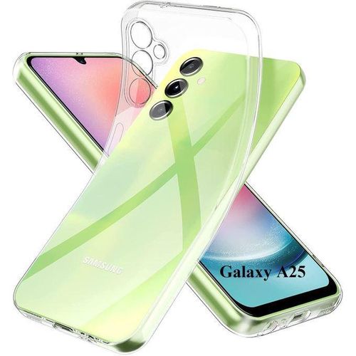 Case Compatible with Samsung Galaxy A25 5G Case Crystal Clear Soft TPU Gel Case Flexible Silicone Anti-Scratch Camera Protection Transparent TPU Cover - Clear