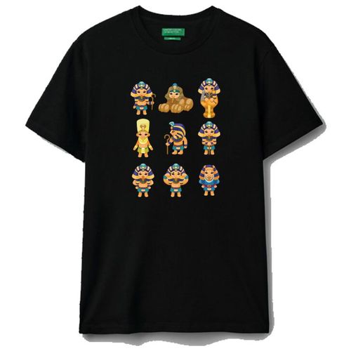 Pharaonic / Egyptian /cottonT-shirt (Black) size(9-12Y)