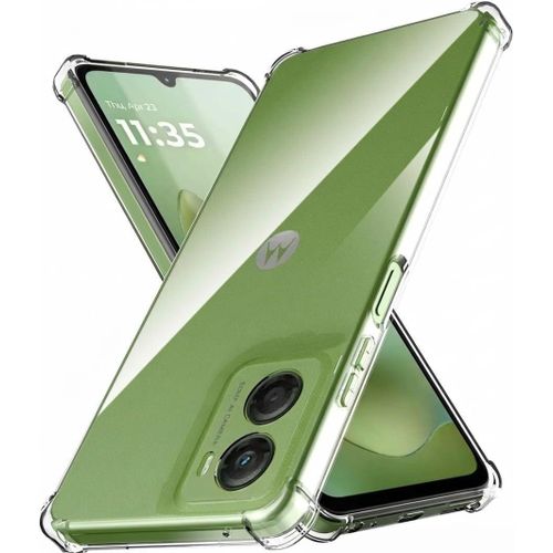 Transparent Shockproof Protective Case for Motorola G06G06 Ultra-Thin Scratch-Resistant TPU Back Cover - Clear