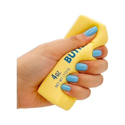Realistic Fake Butter Squishy - Novelty Gag Gift & Stress Reliever