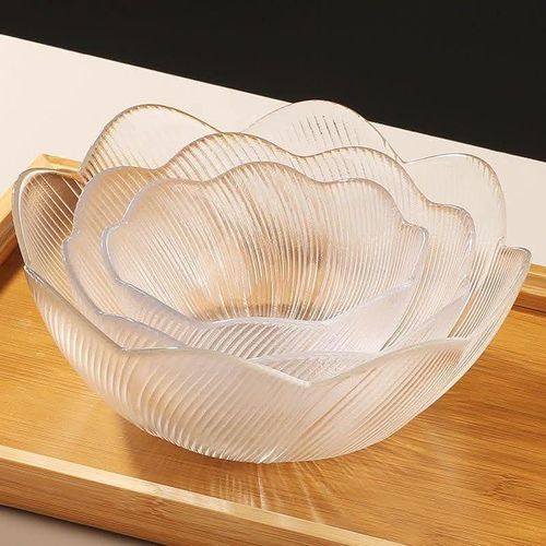 White imported compote set 3 pieces