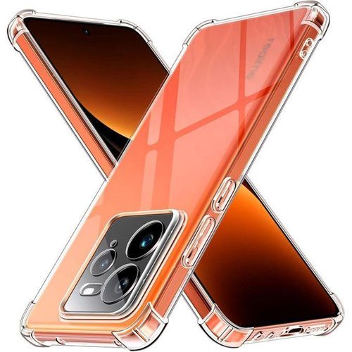 Clear silicone case for Realme GT 7 Pro with shockproof protective corners, slim soft transparent protective case, flexible TPU case, scratch-resistant mobile phone case