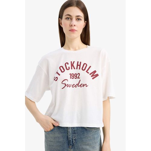 Boxy Fit Crew Neck T-Shirt