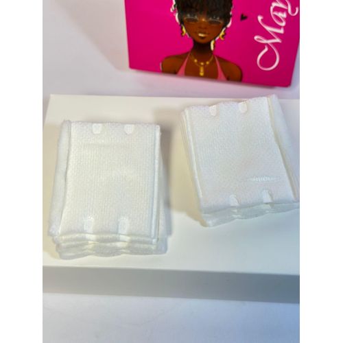 Disposable 3-Layer Biodegradable Super Soft Square Face Skin Care Makeup Remover Cotton Pads 100PCS