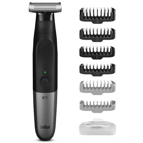 Series X XT5200 Wet & Dry All In One Trimmer With 6 Attachments And Travel Pouch - Black / Grey