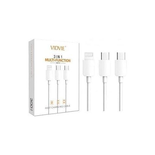 Vidvie CB414 Universal USB Cable - White