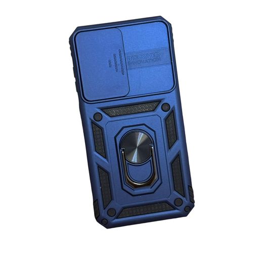 For Samsung Galaxy S23 FE Heavy Duty Rugged Armor Back Cover - Blue