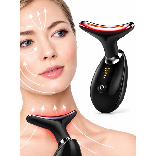 EMS Face and Neck Massager with LED Light, Multiple Massage Modes and USB Rechargeable Design