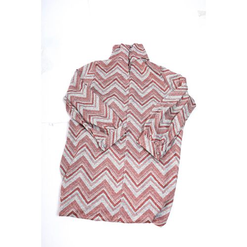 striped long sleeves cotton pullover for women-multi color-xl