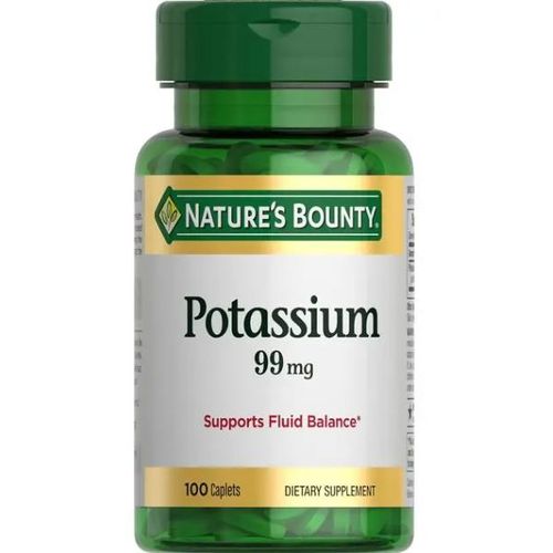 Potassium, 99 mg, 100 Caplets