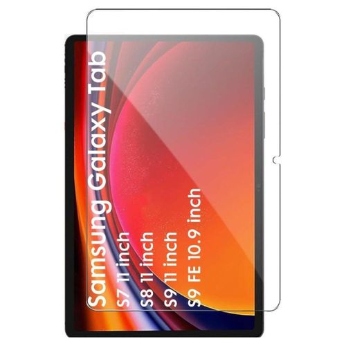 Tempered Glass Screen Protector For Samsung Galaxy Tab S9 FE/S9/S8/S7 11 inch SM-X700/X706/T870/T875