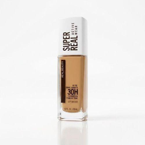 Super Real Active Wear 30H Foundation – Long-Wear Flawless Coverage - SOFT BRONZE