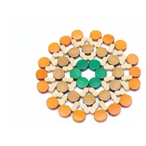 Heat-insulated Wooden Coaster Set