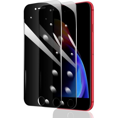 Pack of 2 Privacy Screen Protectors for iPhone 7 Plus-8 Plus, Anti-Spy Tempered Glass Screen Protector, Tempered Glass Screen Protector, Anti-Scratch