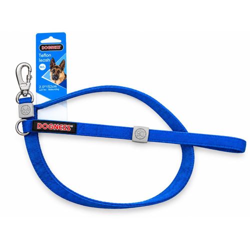 Dog Leash, Teflon, Blue, M/L 152cm