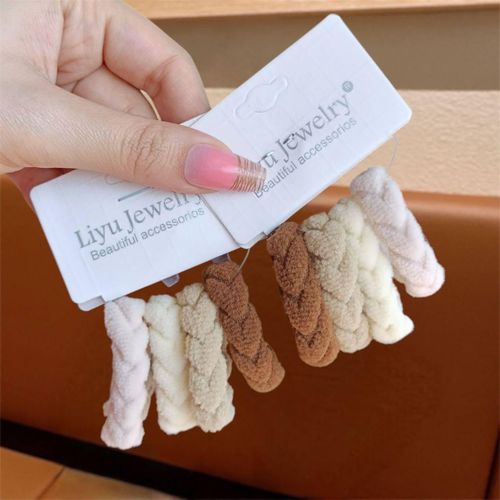 Hair clips for girls - flexible and elastic, 8 pieces in assorted colors