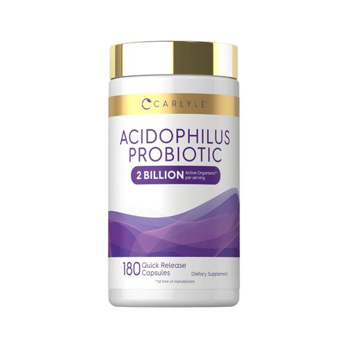Acidophilus Probiotic 2 Billion CFU 180 Capsules - 180-Day Supply - Advanced Digestive & Immune Health Support Matrix - Non-GMO & Gluten-Free