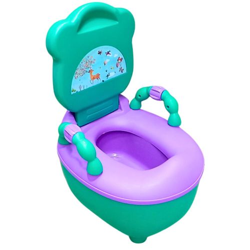 Kids Potty Training Chair with Comfortable Seat, Backrest and Removable Inner Bowl