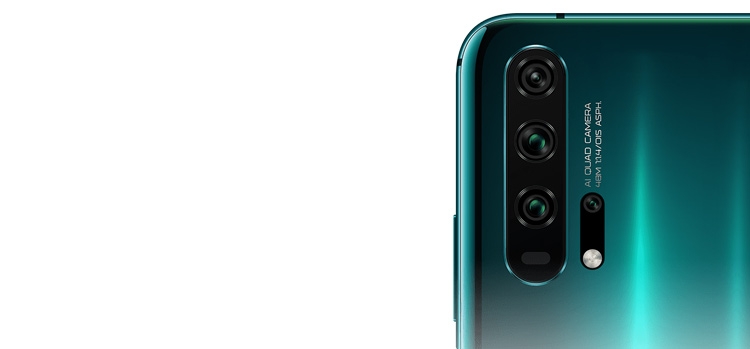 موبايل هونر Honor 20 Pro موبايل - 6.26 بوصة 256 جيجابايت/8 جيجا بايت ثنائي الشريحة موبايل 4G - أسود + محول هواوي SuperCharge من جوميا