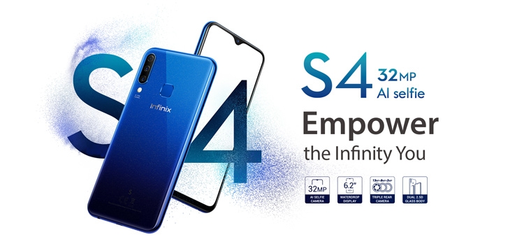 موبايل انفنکس  s4 سعر موبايل انفنکس  s4  Infinix X626B S4  6.2 بوصة 64 جيجا بايت/6 جيجا بايت بشريحتين 4G موبايل رمادي