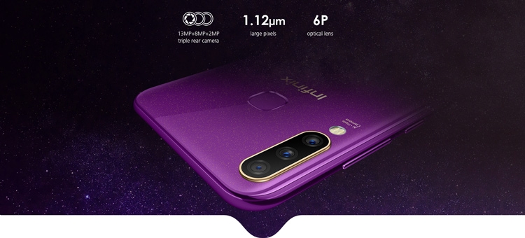 موبايل انفنکس Infinix X626 S4 - 6.2-inch 32GB/3GB Dual SIM 4G MobilePhone - Twilight Purple من جوميا