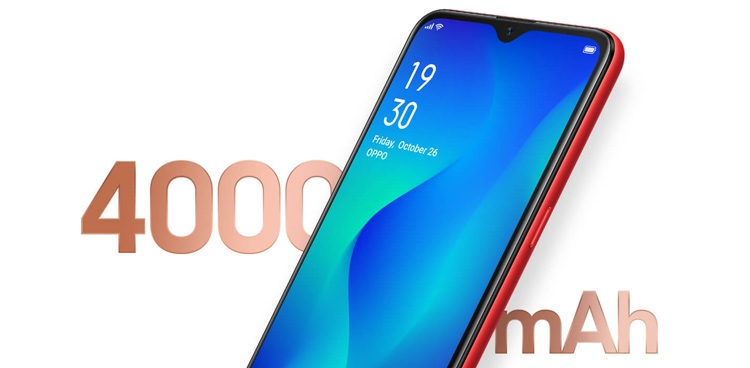 موبايل أوبو  Oppo A1k - 6.1-inch 32GB/2GB Dual SIM 4G Mobile Phone - Red